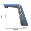 High-end G1/2 Digital Display Water Temperature Hot Cold Icicle Water Cooling Tropical Atmosphere Light Basin Faucet Toilet Bathroom Household Faucet Basin Mixer Tap