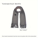 TENGOO Electric Heated Scarf Neck USB Charging Heating Pad 3 Temperature Adjustable Heating Neck Wrap Washable 3s Fast Heating for Men Women