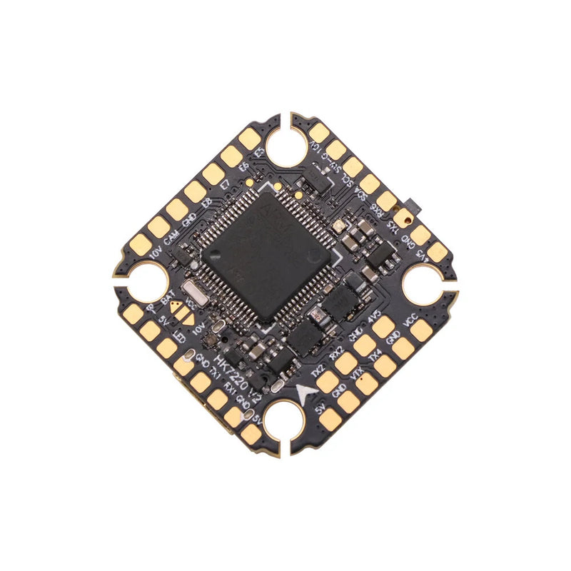 20x20mm HAKRC F7220V2 Mini F7 Flight Controller Dual Gyro 5V 10V BEC Output Built-in LED Light Current Sensor for RC Drone FPV Racing
