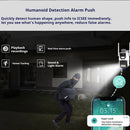 Guudgo 6MP Dual Lens Wireless Security Camera 360 Panoramic View AI Human Detect Color Night Vision Motion Alert IP66 Waterproof Surveillance Outdoors CCTV Cameras