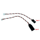 10PCS JST 10cm/15cm 1.5mm 3Pins Male Female and JR Style for Mini Receiver Servo Wire Plug Converter