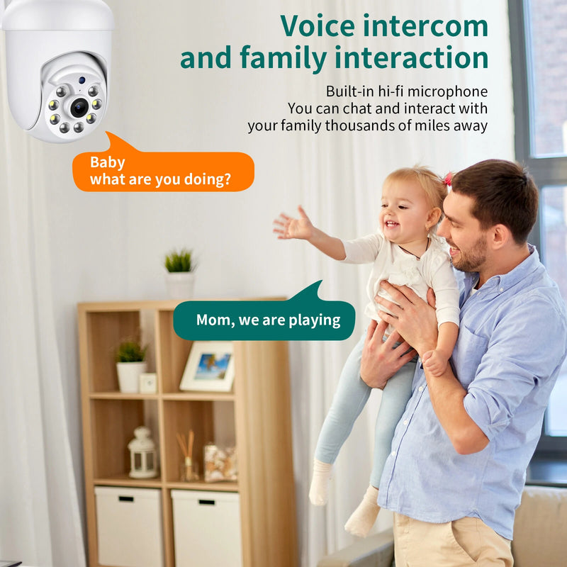 2MP 1080P HD Camera WIFI PTZ Control Video Surveillance Cameras  Wireless Connect 360 Panoramic Two-way Conversation