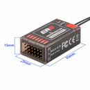 Radiomaster ER6 2.4GHz 6CH ExpressLRS ELRS RX 100mW PWM Receiver Support Voltage Telemetry for FPV RC Drone Airplane Glider