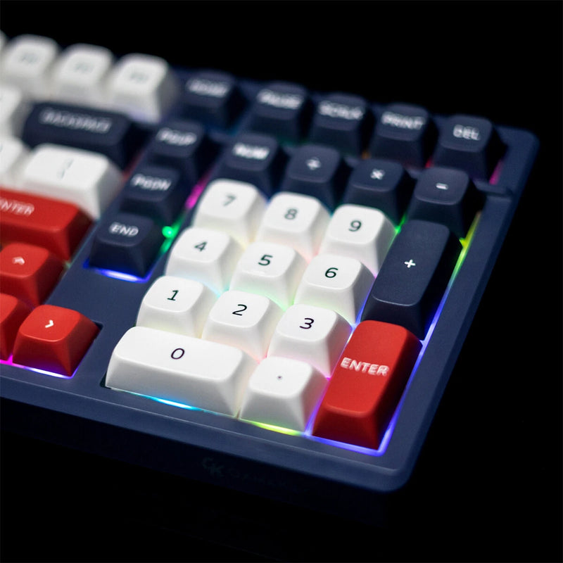GAMAKAY TK101 Tri-mode Custom Mechanical Keyboard 101 Keys Hot Swappable RGB Gasket-mount 2.4G/bluetooth/Wired Gaming Keyboards