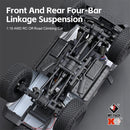 Wltoys 184023 RTR 1/18 2.4G 4WD RC Car Rock Crawler Off-Road Climbing Truck Full Proportional Remote Control LED Light Portal Axle Mechanical Gear Shifting Two Speed Metal Wheel Hub Vehicles Models Toys