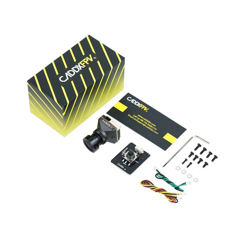CADDX Ratel Pro 1/1.8" Inch 1500TVL FOV 125 Degree 16:9 4:3 Blacklight-Technology Super WDR Analog FPV Camera for RC Drone