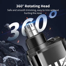 Electric Nose Hair Trimmer Rechargeable Powerful Motor 360 Rotating Head Universal Portable Nose Hair Trimming for Men Women