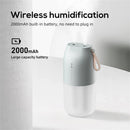 Tevorex 300ml Dual Sprayer Air Humidifier 2000mAh USB Rechargeable Battery Wireless Aroma Mist Maker Fogger Diffuser Light Umidificador
