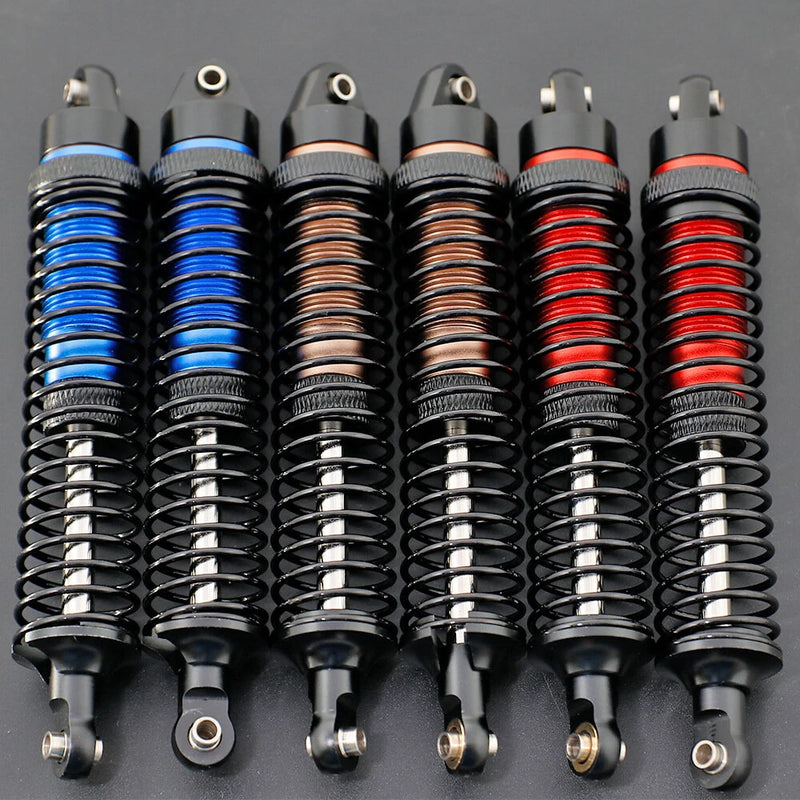 4PCS Upgraded Shock Absorber Damper Oill Filled for TRX4 TRX6 SCX10 I II RGT Yikong Racing 4082 4083 1/10 RC Cars Vehicles Models Parts