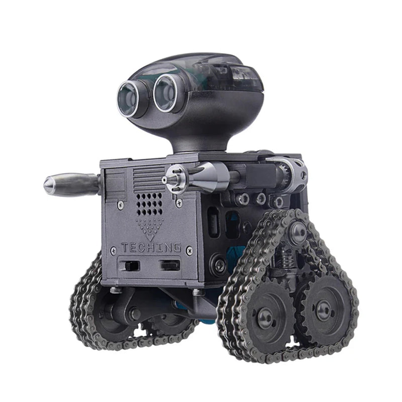 TECHING DM518 Bluetooth APP  Metal Remote Control Tank Robot Tracked Trailblazer Assembly Kit DIY Educational Toy Kids Children Gifts