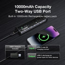 LAOTIE B06 B08 5000Lm Brightness Bike Headlight 8 LED Large Beads Dual Distance Beam Design 10000mAh Battery Phone Emergency Power Bank IPX5 Waterproof 4 Light Modes Fast Charge Bicycle Digital Display Front Light for Electric Bike Scooter MTB Bikes