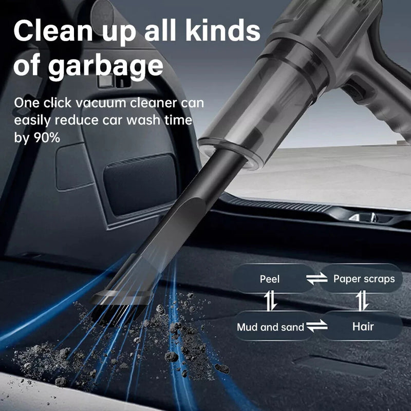 Cordless Vacuum Cleaner Brushless Motor Dual-Purpose Suction Blowing Pumping Inflation  Multi-Functional Cleaning Modes Car Home Vacuum Cleaner