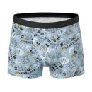 4pcs Men's Fashion Printed Underwear Comfortable And Breathable Men Boxers Briefs Thin Underwear Pants
