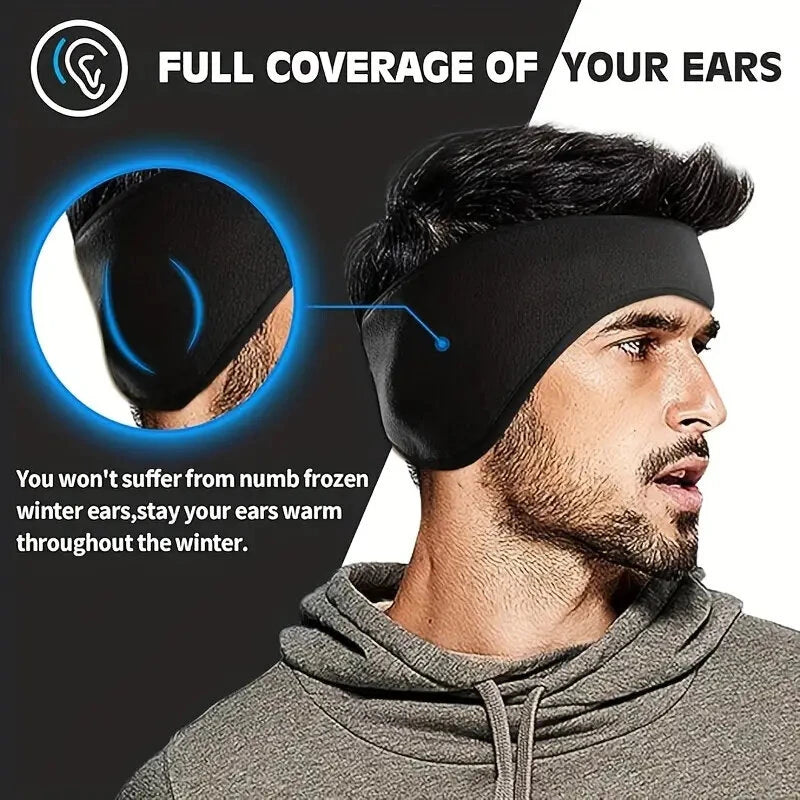 XANES Winter Warm Ear Cover Headband Warm Cold Head Cover Ear Muffs for Men Women Outdoor Skiing Running Biking Universal