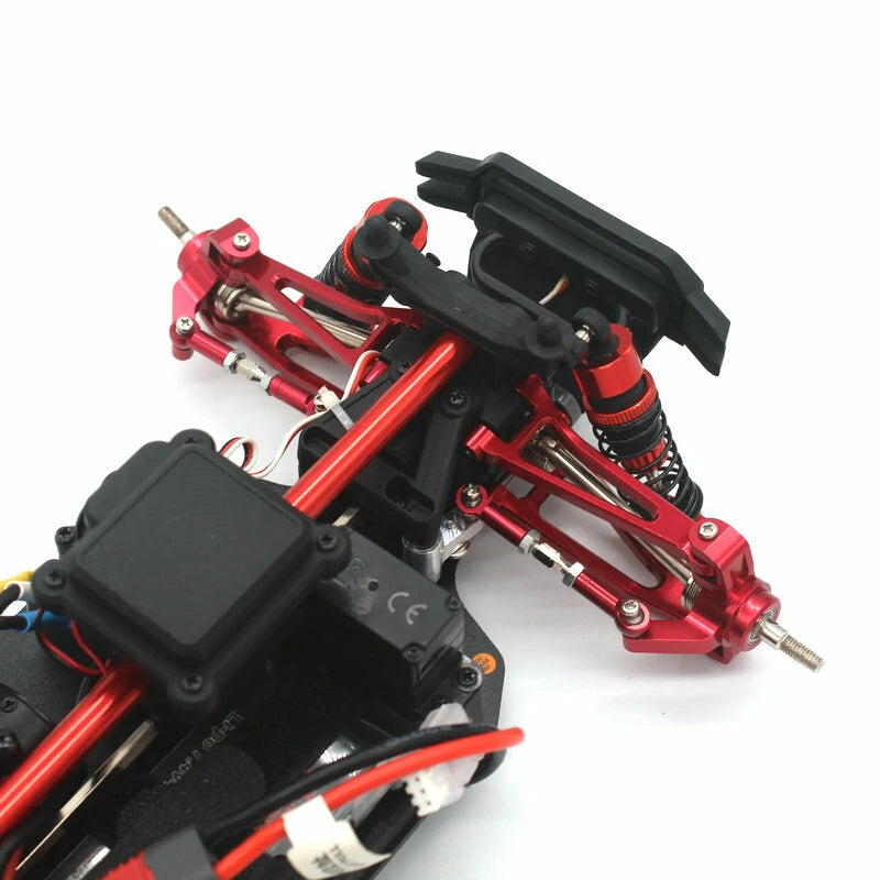 Metal Upgraded Steering Cup Front Rear Upper Lower Arm Steering Rod For MJX 14210 14209 RC Car Parts