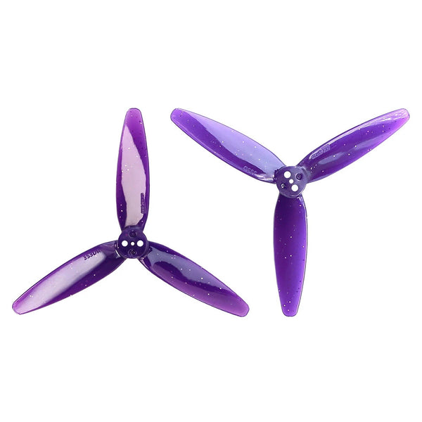 2 Pairs / 6 Pairs Gemfan 353D Zoe 3525 3.5 Inch 3-blades 3D PC Propeller 1.5mm 3 Holes for Small-sized Dual-rotor Freestyle Racing FPV Drones