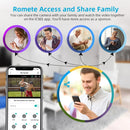 Wireless HD 3MP+3MP Binocular Camera ICSEE APP PTZ Monitoring Outdoor Home WIFI Camera