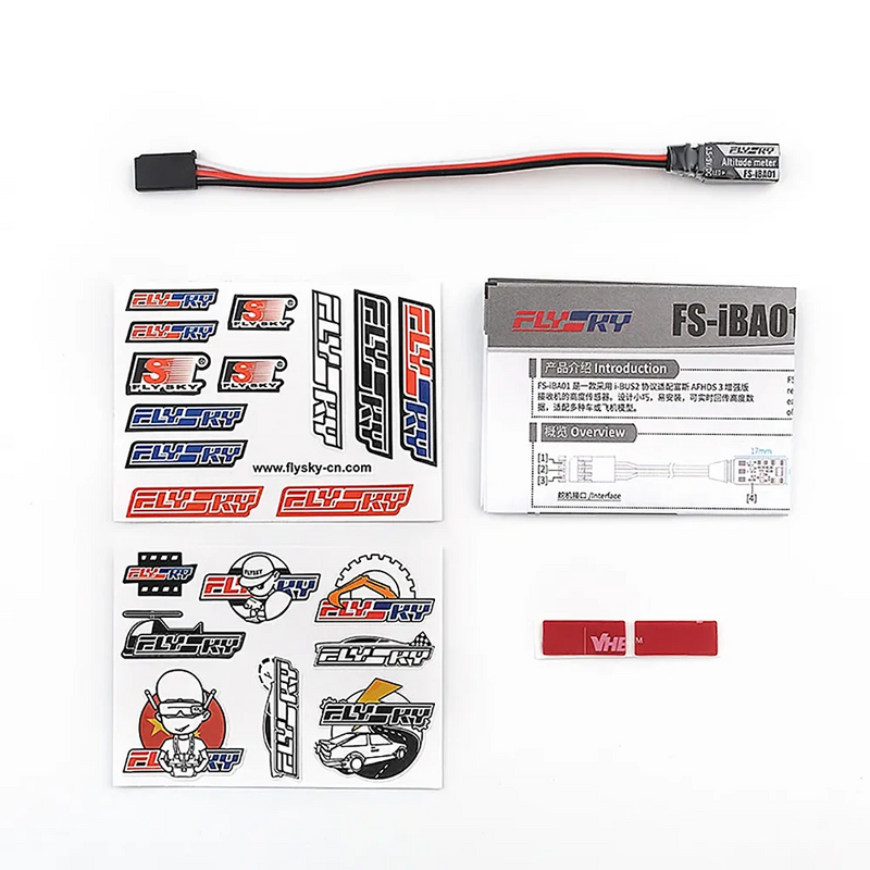 Flysky FS-iBA01 i-BUS2 Enhanced Receiver Atmospheric Pressure Sensor Altitude Meter For RC Airplane Car Boat Model Accessories