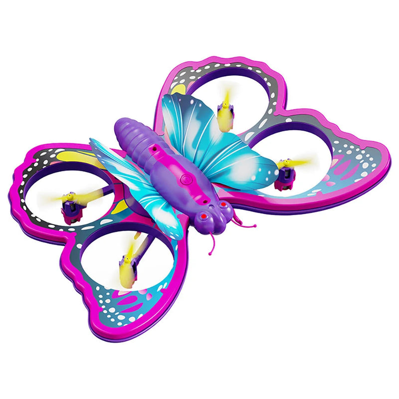 4DRC V40 Butterfly Intelligent Gravity Sensor Obstacle Altitude Hold Mode 360 Filp Colorful LED Lighting Toys Kids Gift 2.4G 4CH 6-Axis RC Drone Quadcopter RTF