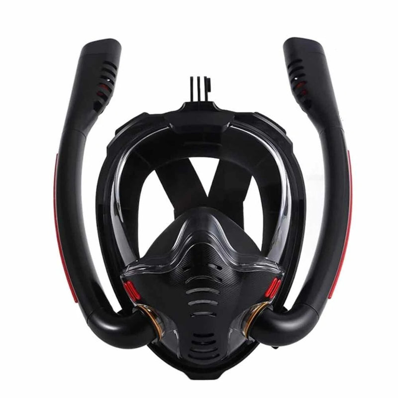 Double Tube Silicone Full Dry Diving Goggles Diving Equipment Snorkeling Goggles Adult Swimming Glasses Diving Goggles Self Contained Underwater Breathing