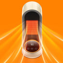 1200W Remote Control Electric Heater Portable with LED Disaplay Desktop Fan Heater Ceramic Heating Warm Air Blower Home Office Warmer Machine for Winter