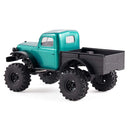 FMS FCX24 Power Wagon 12401 RTR 1/24 2.4G 4WD Brushless RC Car Rock Crawler Off-Road Truck Two Speed Upgraded Chassis Metal Gears Portal Axles LED Light Oil Filled Shocks Vehicles Models Toys