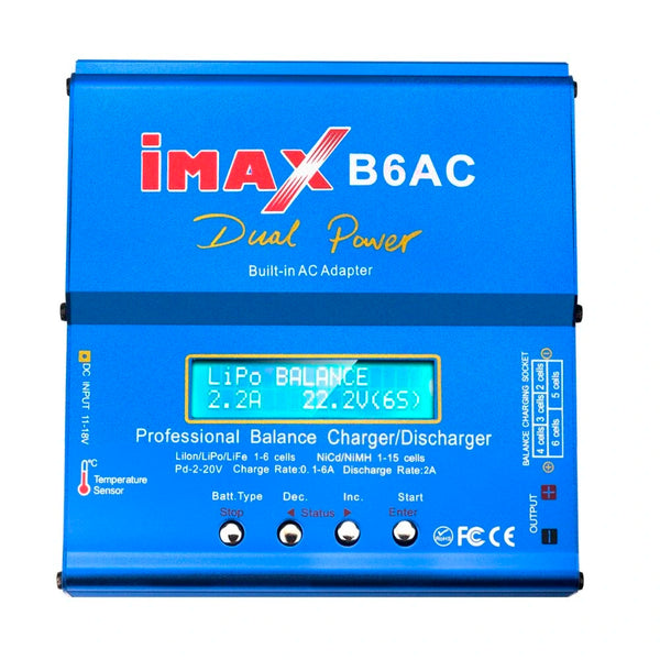 IMAX B6AC 80W 6A Updated Balance Charger Discharge for Lipo/Li-ion/LiFe/NiMh Battery
