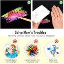 Funny Scratch Children Painting Notebook DIY Drawing Toy Big Blow Painting Children Educational Toys