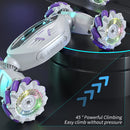 S-002 2.4G 4WD Stunt RC Car Watch Gesture Sensor Induction Deformation LED Light 360 Rotation Twist Drift Radio Remote Control Climbing Vehicle Model Children Kids Electronic Toys