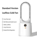 Portable Bladeless Fan With Night Light Spray Air Cooler Air Humidifier Six Speed Wind Adjustment USB Fan Desktop Fan Silent Air Conditioner