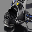 BIKIGHT 568D 650LM LED HeadLamp Waterproof 3 Modes Telescopic Zoom Rechargeable Running Camping Cycling Light