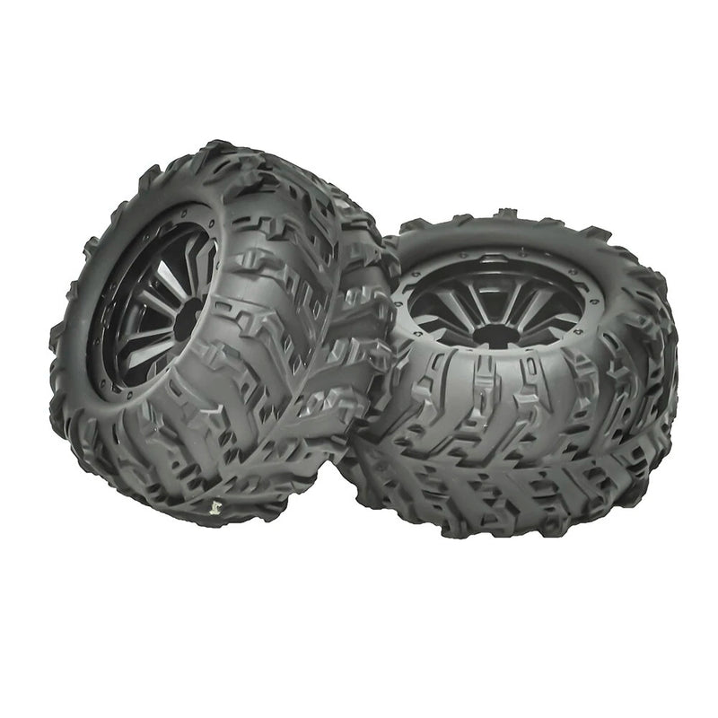 4PCS 12mm Hex RC Car Wheel Tires for MJX 1/14 14209 14210 1/16 16207 16208 16209 16210 M162 M163 H16E SCY 1/16 RC Car Parts