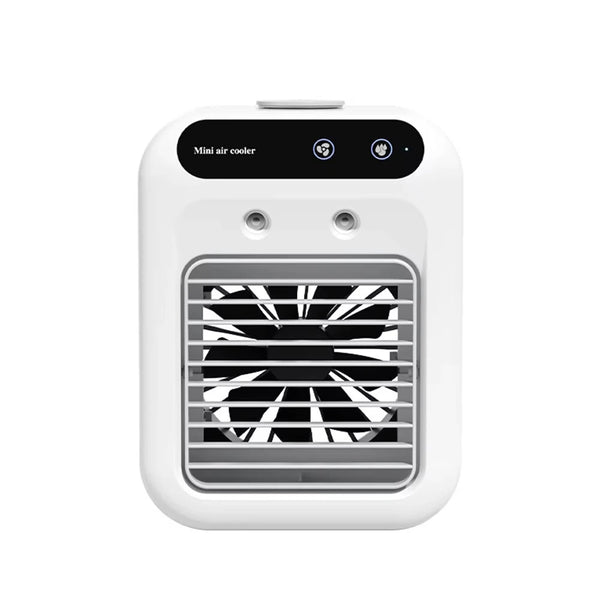 Speed Adustable Air Conditioner Cooling Fan 500ml Tank Personal Air Conditioning Air Cooler Mini Rechargeable Fan for Camping Office