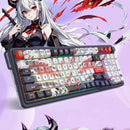 Redragon KS99 Tri-Mode Mechanical Keyboard with Multimedia Knob 98 Keys Gasket Structure RGB Backlit Hot Swappable 6000mAh Battery Wireless bluetooth Custom Gaming Keyboard