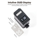 Nitecore EBP10 Electric Bike Air Pump 83W 144PSI 6 Inflation Modes LED Digital Gauge High Pressure Display Portable Cycle Car Motorbike Football Inflator with Valves