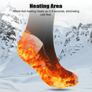 TENGOO Electric Heated Socks For Men Women Heat Cotton Socks Power Winter Warm Long Socks Foot Warmers For Cold Weather Camping Skiing Hiking Cycling