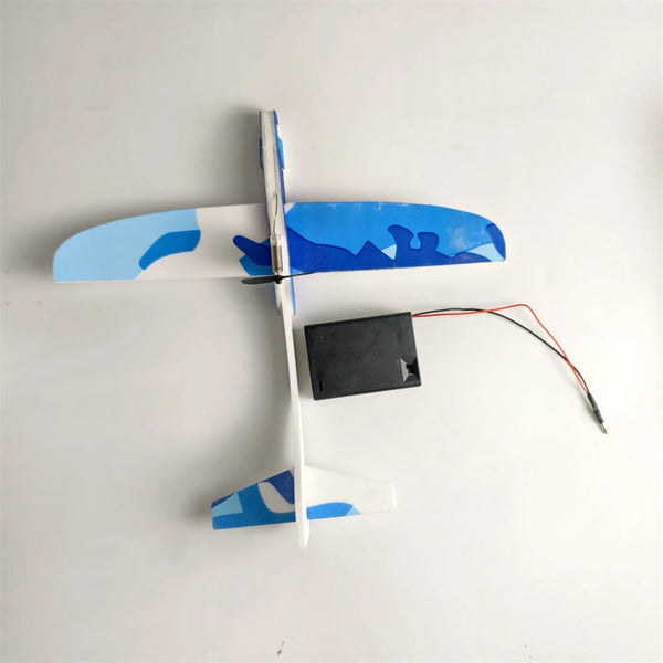 Single/Bi-plane Electric Glider Assembly kit Science Education Toys Airplane Model DIY Set