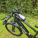 RZAHUAHU Bicycle Bag Frame Front Tube Cycling Bike Phone Mount Bag Waterproof Phone Case Holder 6.5 Inches Touchscreen Bag Accessories with Reflective Strip