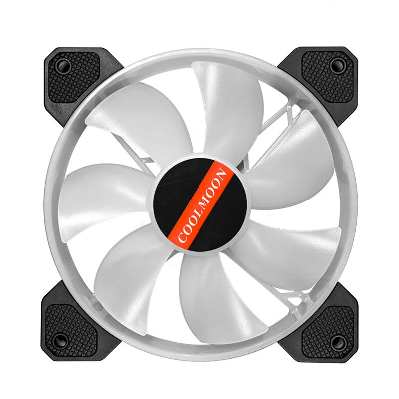 COOLMOON 120mm CPU Fan RGB 6PIN Colorful Lamp 12CM Radiator Cooler Mute PC 5VDC 12VDC ARGB Hydraulics Bearings Ventilador Chassis Fans