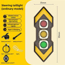 BIKIGHT Wireless Remote Control Left Right Turn Signals Bicycle Taillight Intelligent Brake Sensing Safety Warning Cycling Light Type-C Charging Bike Rear Lights for MTB Night Riding