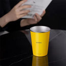Xiaomi 2PCS 350ml Stainless Steel Tumbler Mini Portable Whiskey Cups Office and Gym Mugs Eco-Friendly Water Bottle for Home Office Outdoor Camping