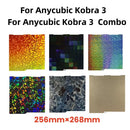256x268MM PEI Magnetic Steel Sheet for Anycubic Kobra 3 Kobra 3 Combo Build Plate Spare Parts Double Sided Heat Bed