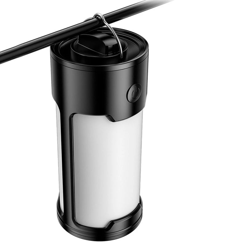 LED Camping Lantern Rechargeable Built-in 18650 Battery Portable Tent Lamp Outdoor Waterproof Camping Emergency Light