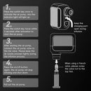 ROCKBROS Mini Electric Air Pump 100PSI  Inflation Power One-touch Operation Waterproof Type-C Fast Charging Portable Bicycle Pump