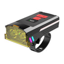 BIKIGHT Bluetooth Pairing Bicycle Light Set 120dB Horn Bike Headlight with Anti-fog Cover Matching Colorful Bike Taillight for Night Cycling Safety
