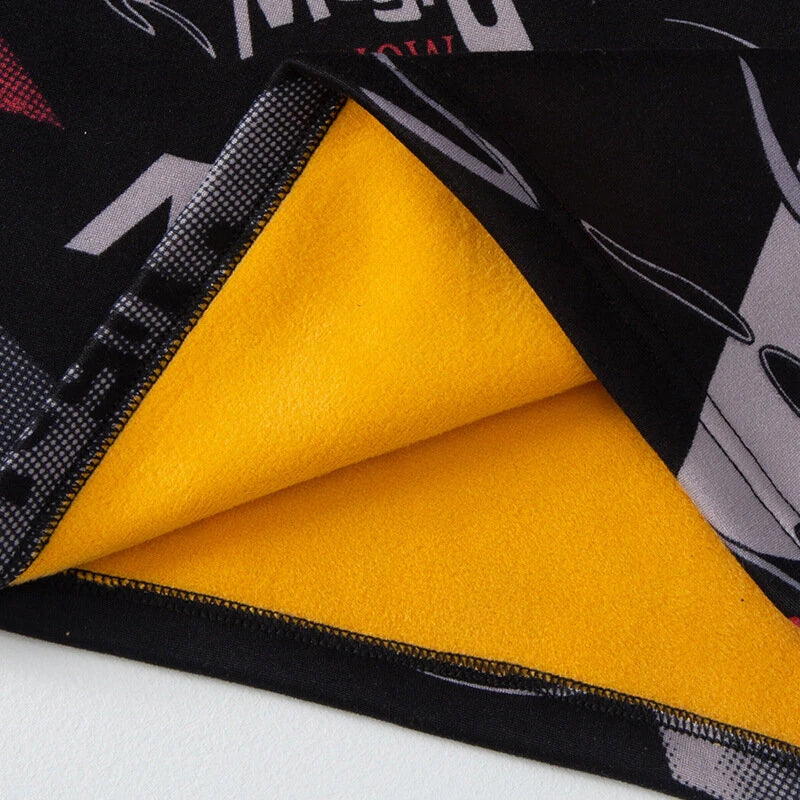 TENGOO Men's Thermal Set, Long Johns Set, 2 Pcs Letter Print Compression Thermal Base Layer Set, Moisture Wicking & Breathable Basic Long Sleeve & Leggings Men Warm Underwear Set, Men's thermal clothing For Outdoor Skiing Running