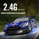 XJRC XJ-1996 RTR 1/16 2.4G 4WD Drift RC Car Mini Racing LED Light Remote Control High-Speed Motor On-Road Race Vehicle Model Boys Gifts Toys