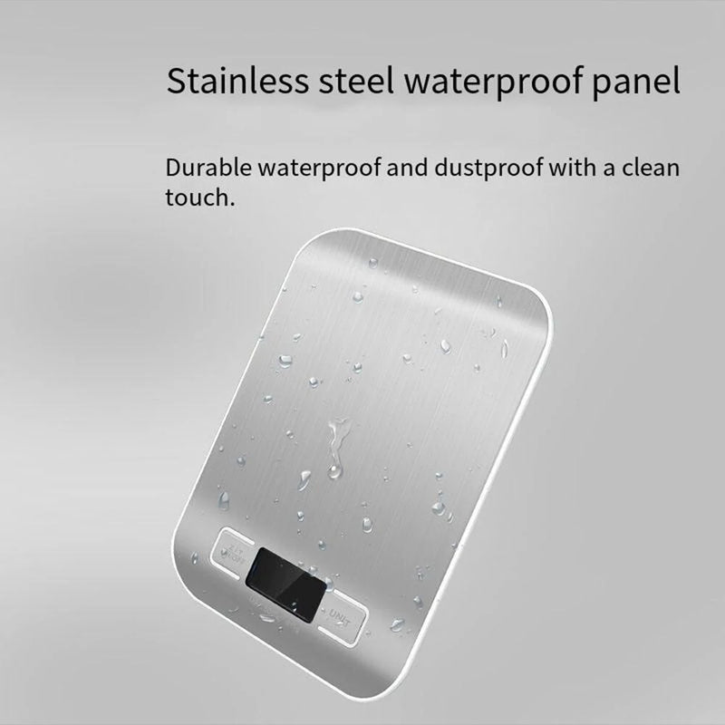 Comfook High Precision Kitchen Scale LCD Electronic Measuring Digital Display 10kg Portable Baking Scales Milk Coffee bean Weight Tools