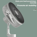 Tevorex Household Air Circulation Fan High-Efficiency Floor Fan Desktop Vertical USB 3 Adjustable Wind Speeds Electric Fan Silent Energy-Saving Fan