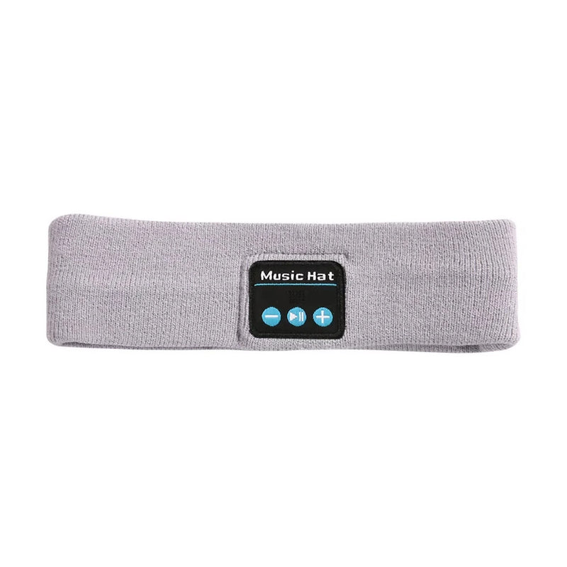 KALOAD Wireless Stereo Bluetooth V5.0 Headphones Headband Charging Removable Washable Sweat-absorbent Sports Bandana Music Knit Eye Mask